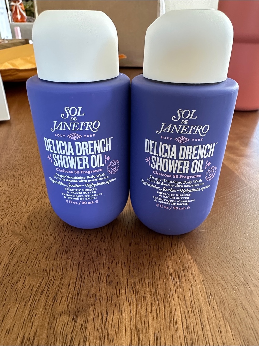 🆕 Sol de Janiero Delicia Drench Shower Oil Cheirosa 59 - bundle of 2 - sealed